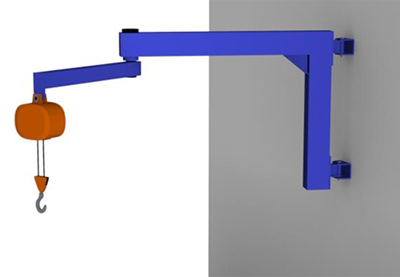 Gorbel Wall Mounted Articulating Jib Crane